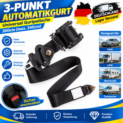 Automatikgurt punkt - automatikgurt, 3-punkt